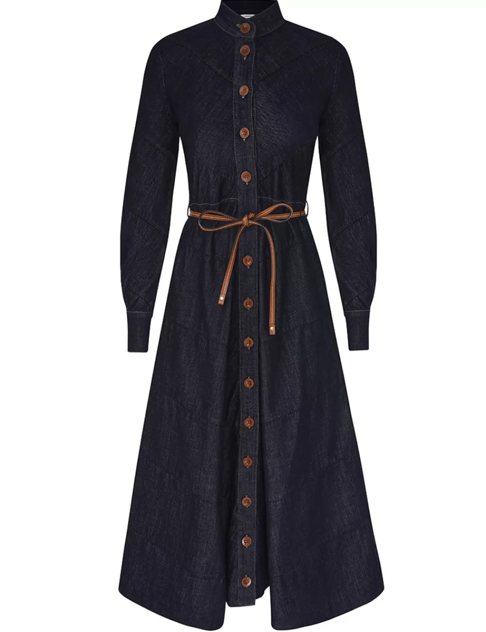 ZIMMERMANN Acacia Denim Shirt Dress