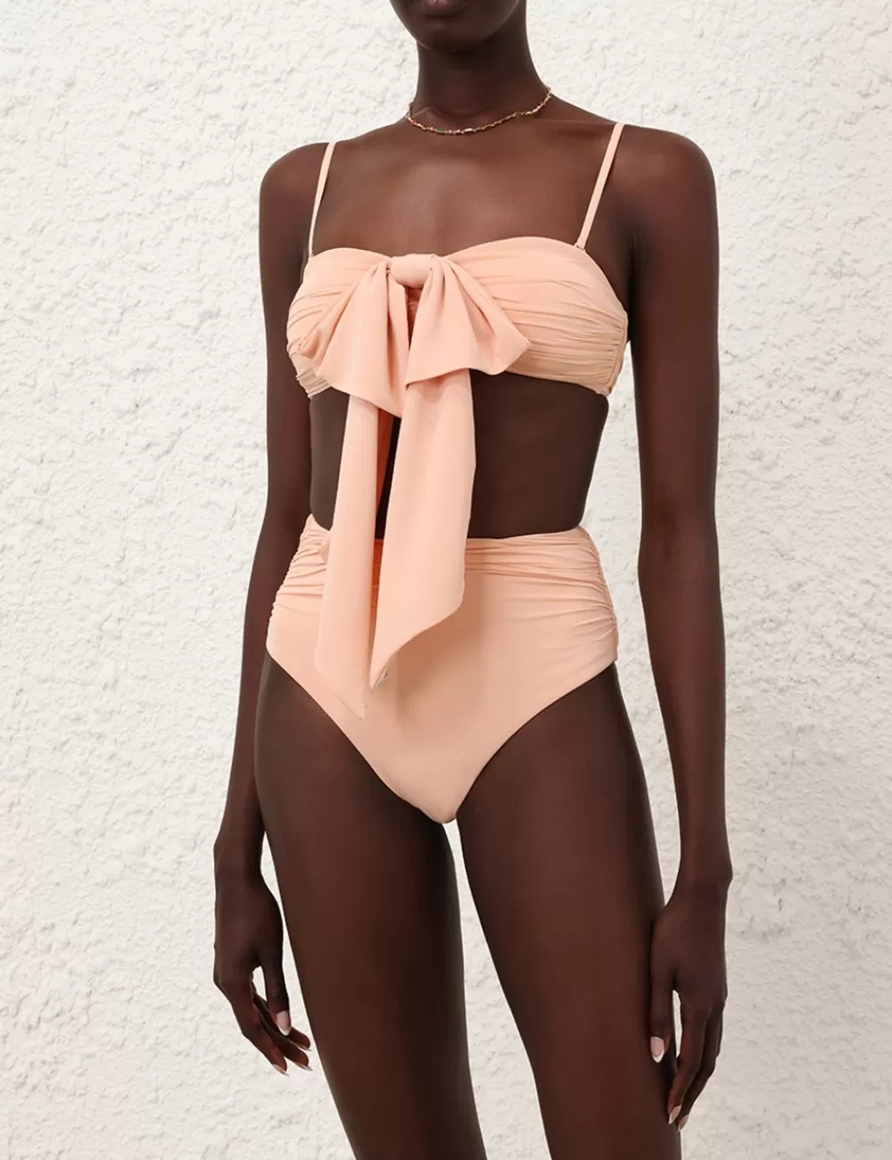 ZIMMERMANN Acacia Drape Bow Bikini