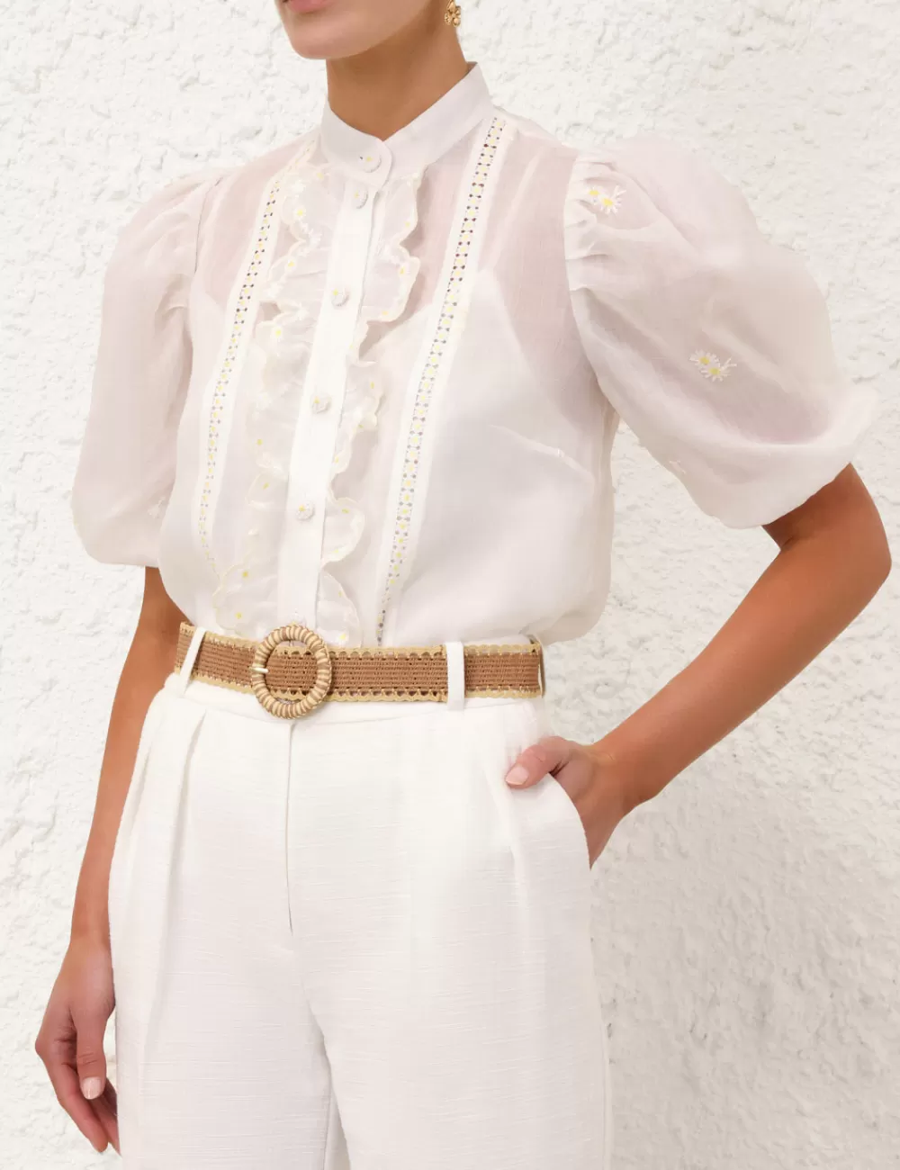 ZIMMERMANN Acacia Embroidered Blouse