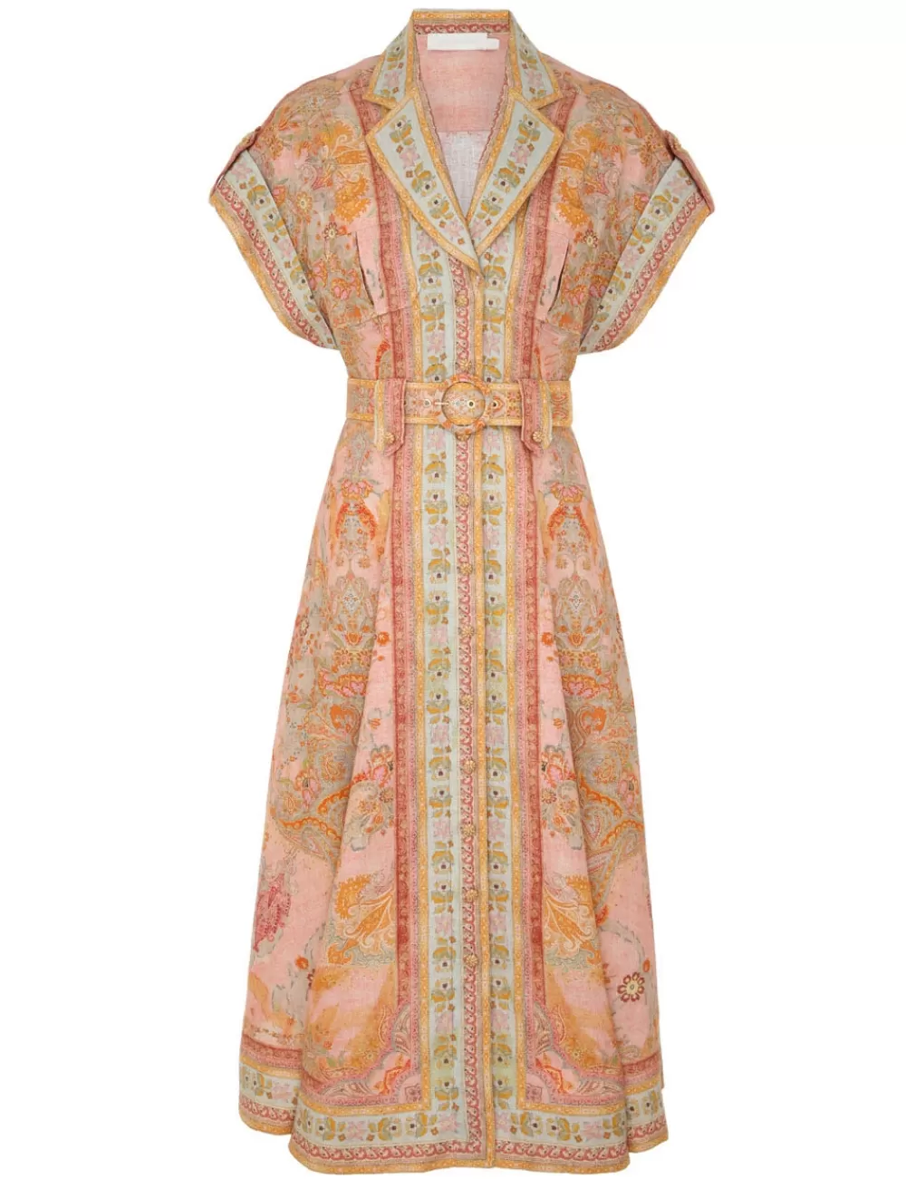 ZIMMERMANN Acacia Midi Shirt Dress