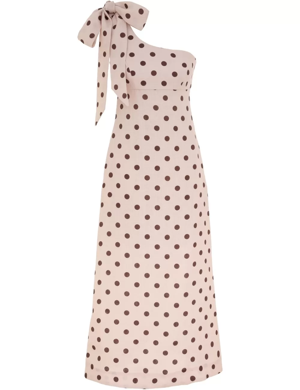 ZIMMERMANN Acacia One Shoulder Midi Dress