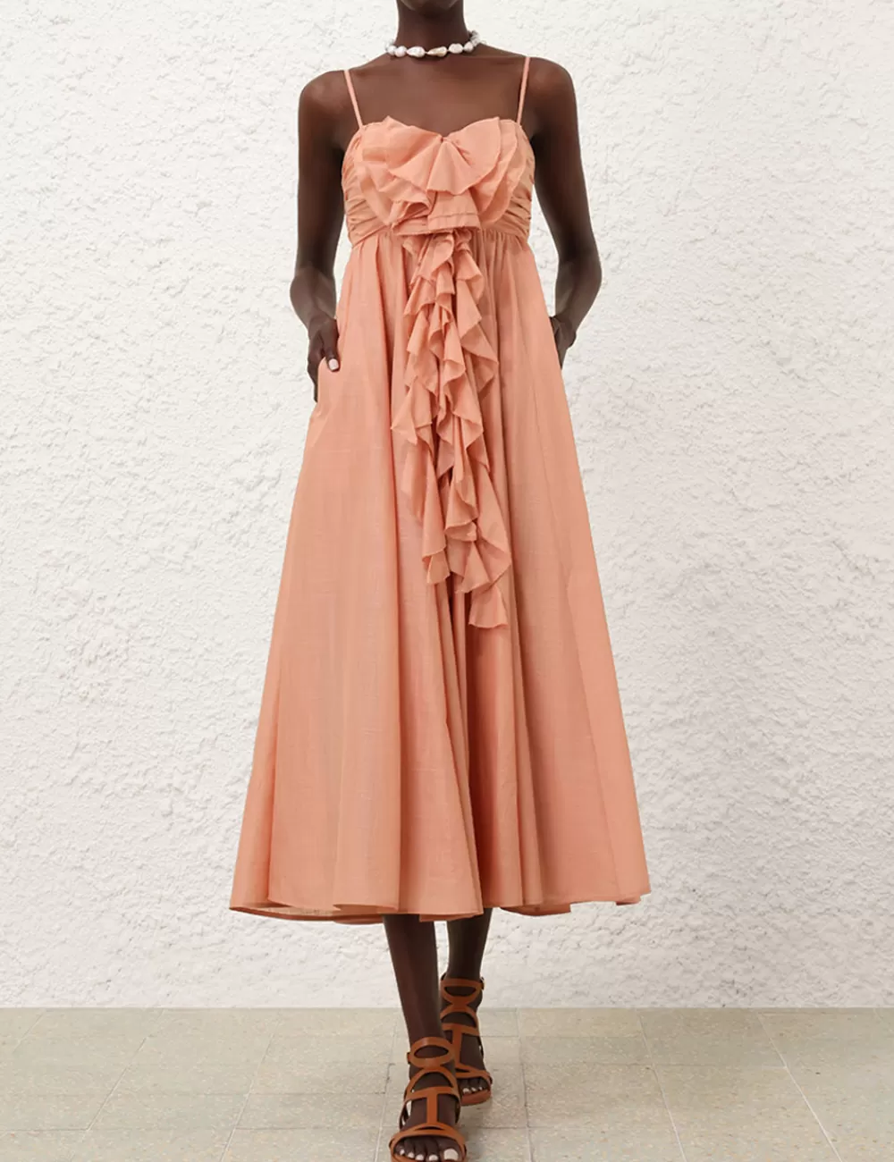 ZIMMERMANN Acacia Ruffle Maxi Dress