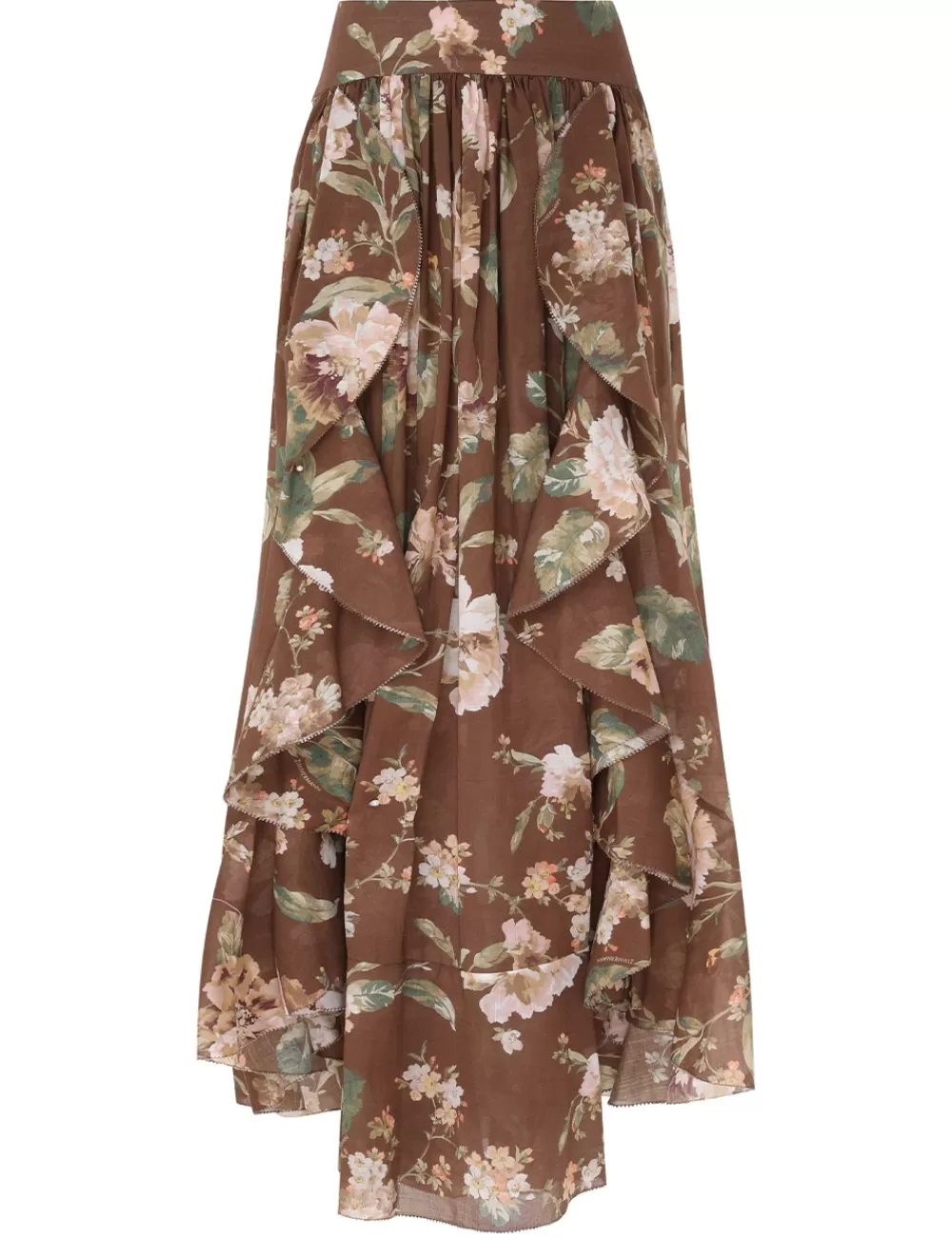 ZIMMERMANN Acacia Ruffle Maxi Skirt