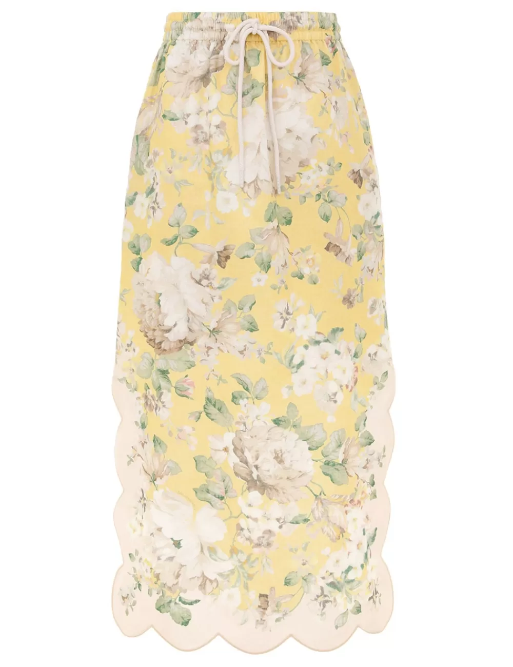 ZIMMERMANN Acacia Scallop Midi Skirt