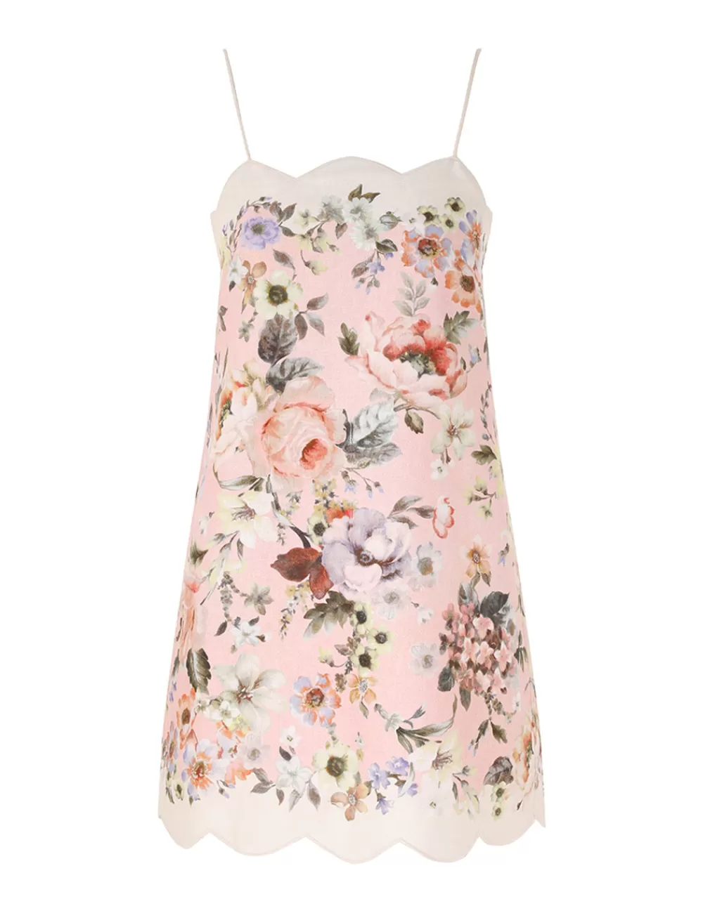 ZIMMERMANN Acacia Scallop Mini Dress