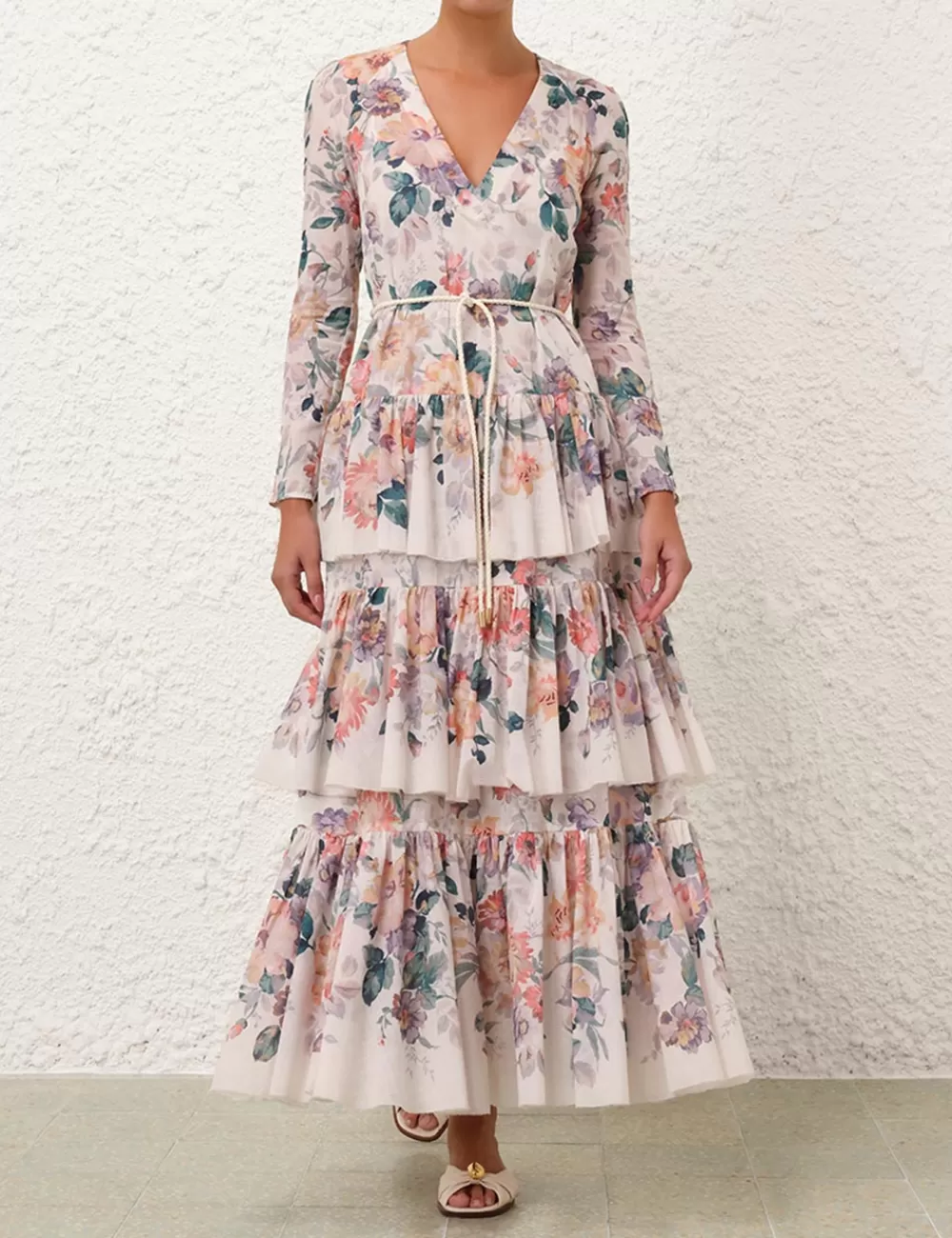 ZIMMERMANN Acacia Tiered Maxi Dress