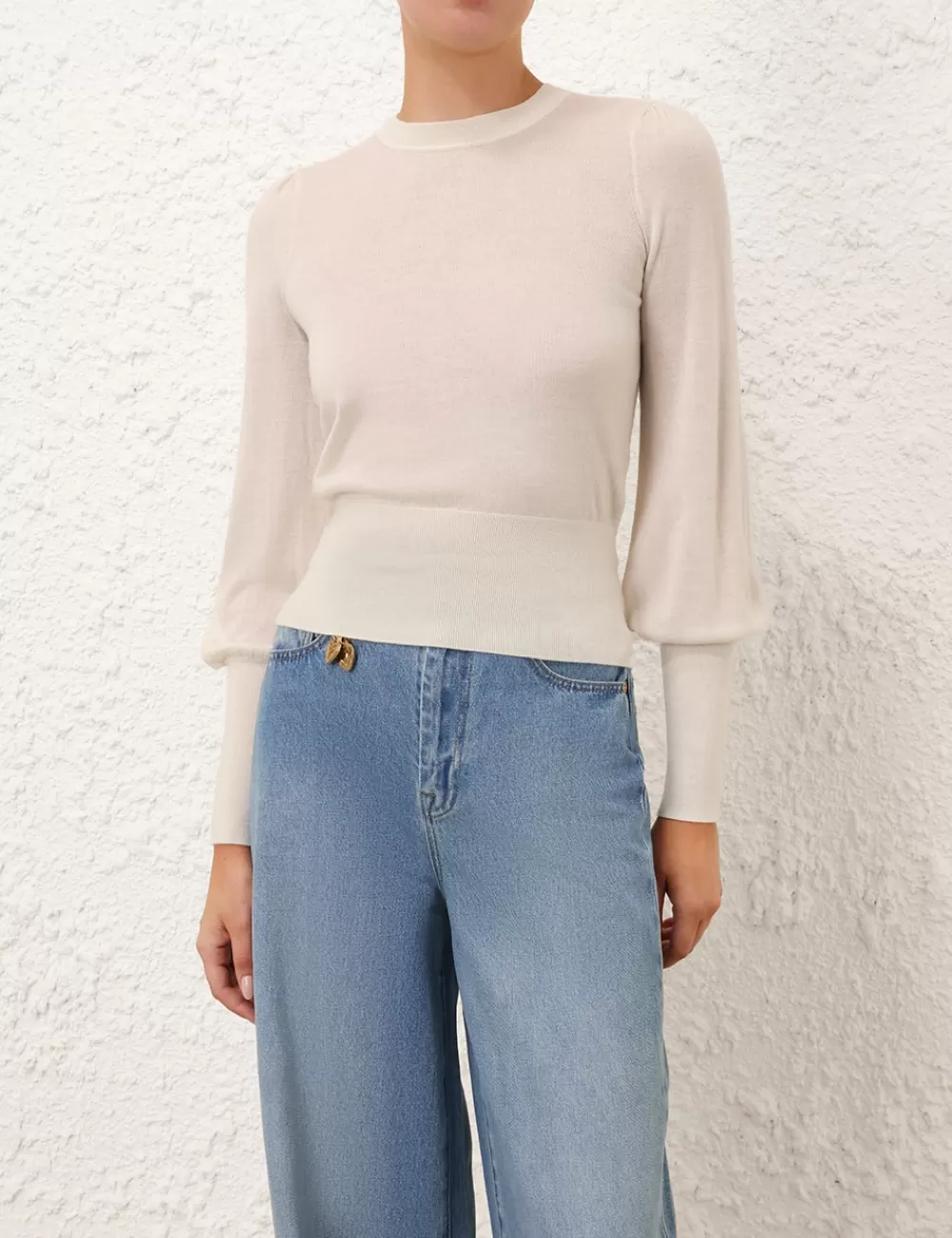 ZIMMERMANN Blouson Cashmere Sweater