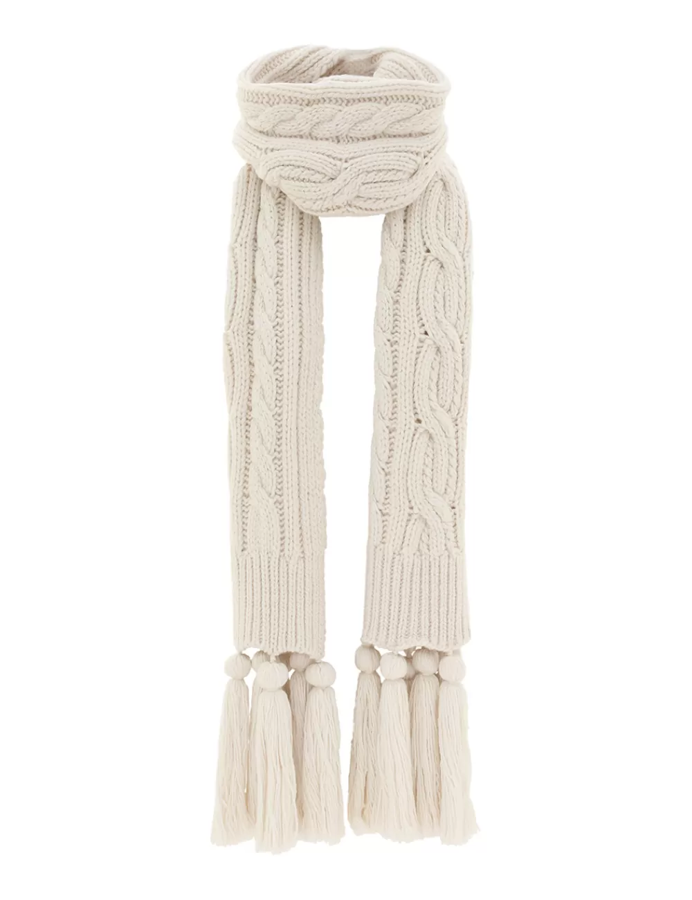 ZIMMERMANN Cable Knit Scarf