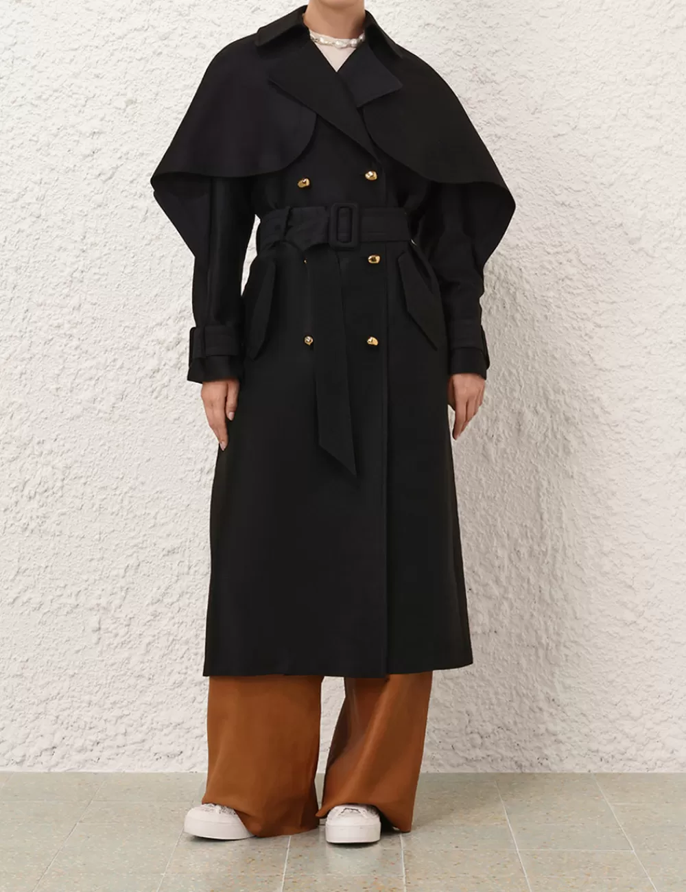 ZIMMERMANN Cape Trench Coat