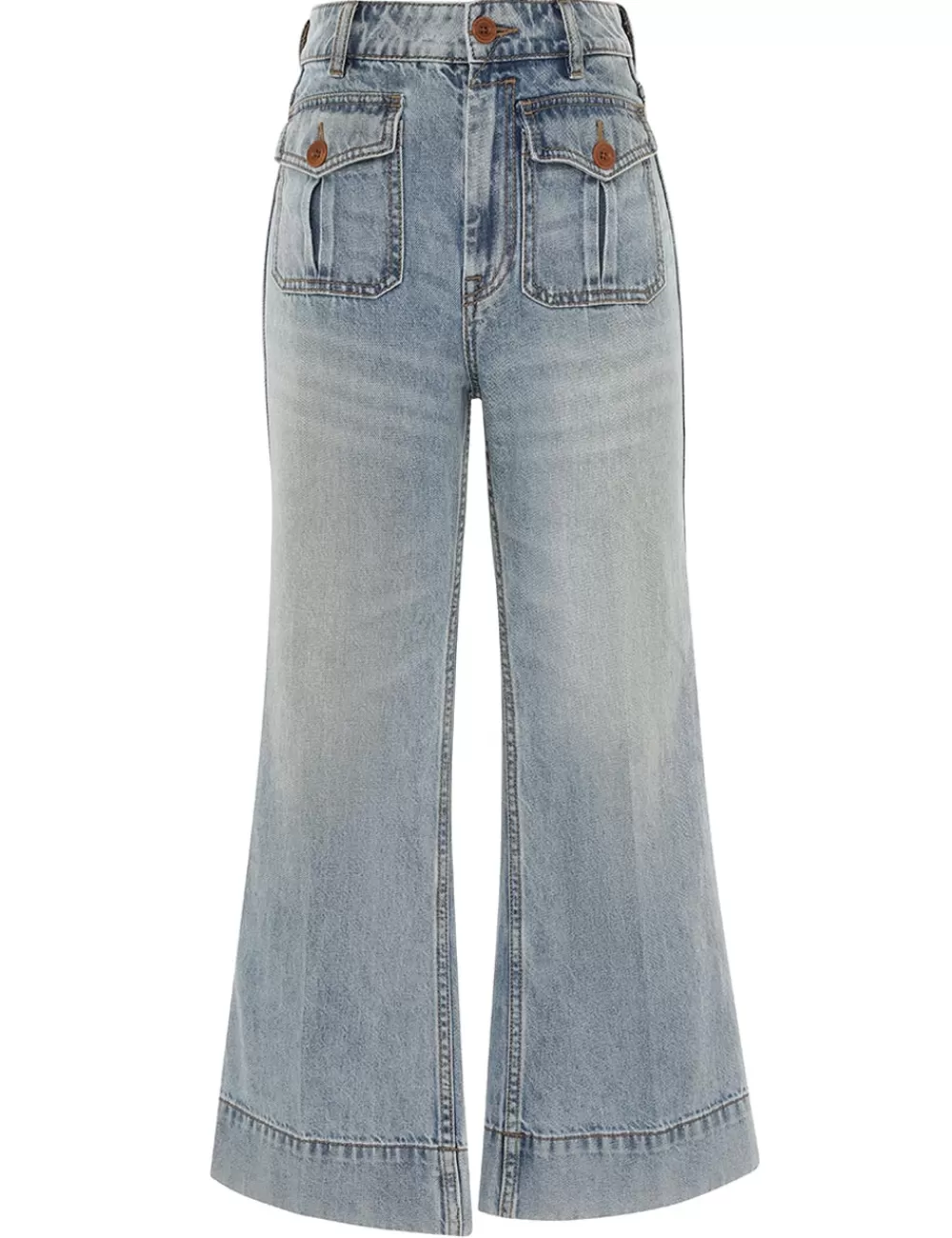 ZIMMERMANN Cropped Flare Jean