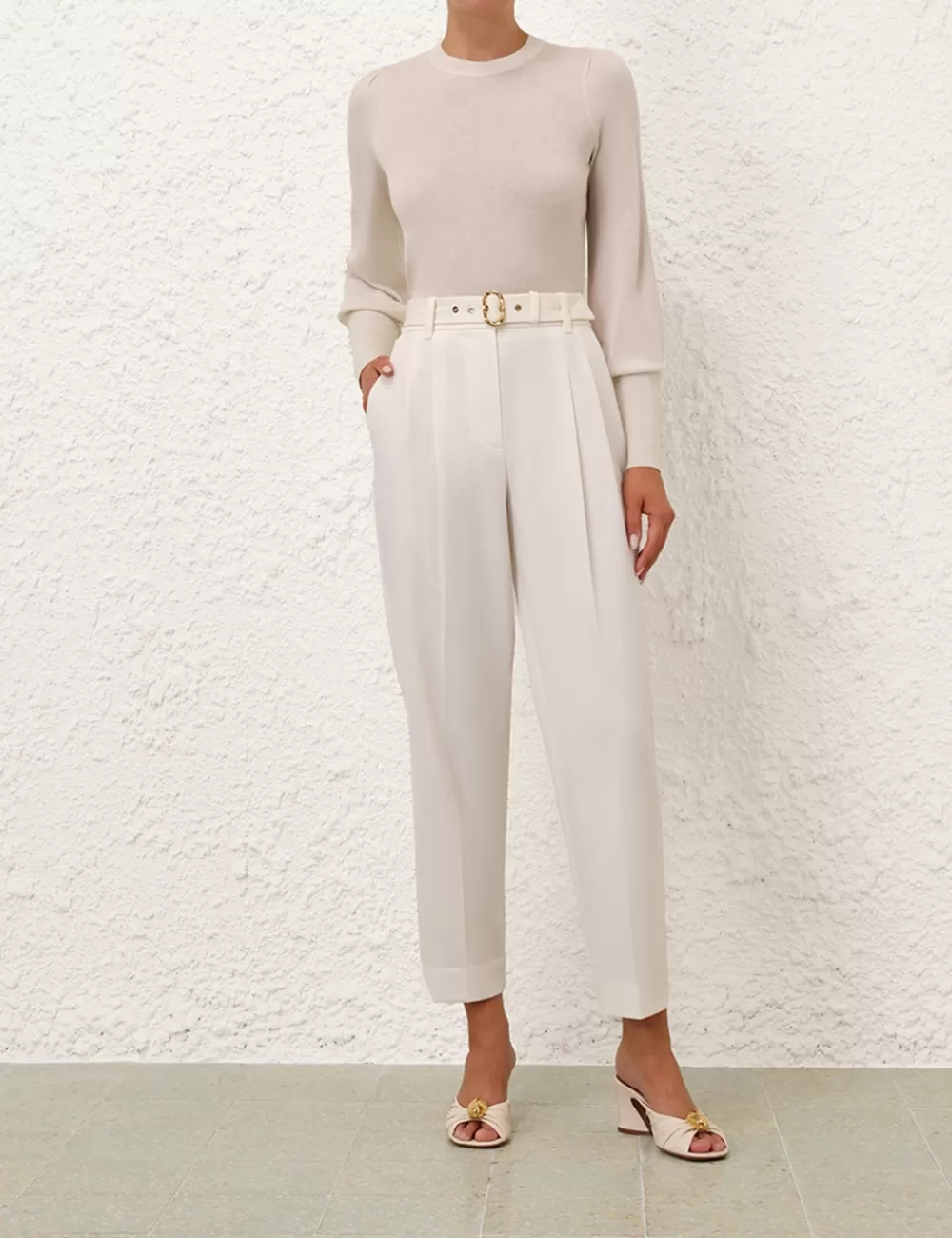 ZIMMERMANN Crush Barrel Pant