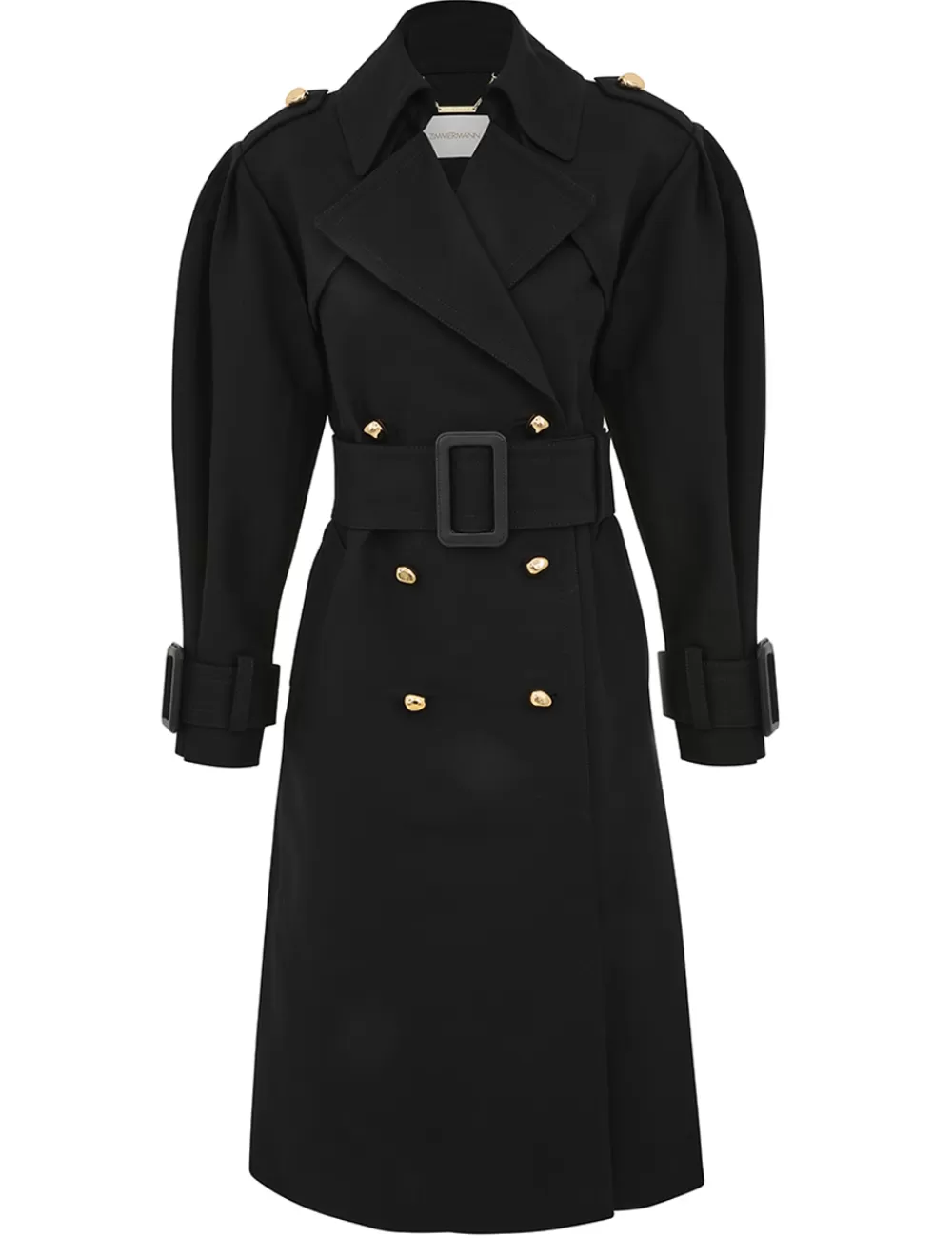 ZIMMERMANN Crush Barrel Trench Coat