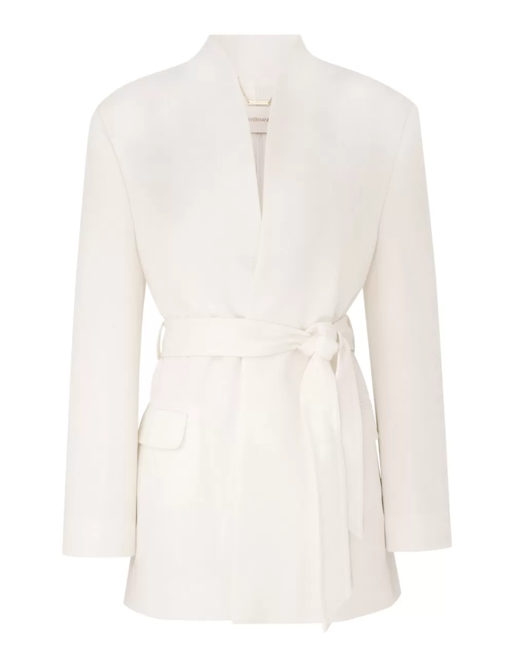 ZIMMERMANN Crush Belted Blazer