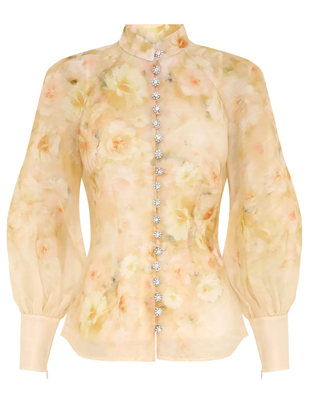 ZIMMERMANN Crush Buttoned Blouse