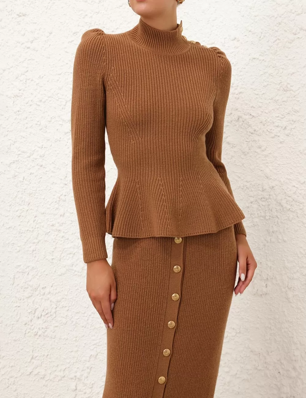 ZIMMERMANN Crush Buttoned Sweater