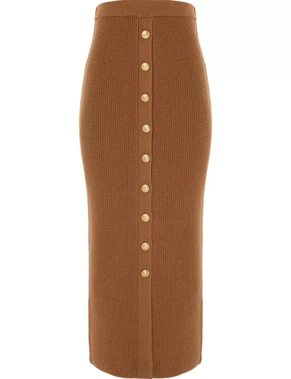 ZIMMERMANN Crush Buttoned Tube Midi Skirt