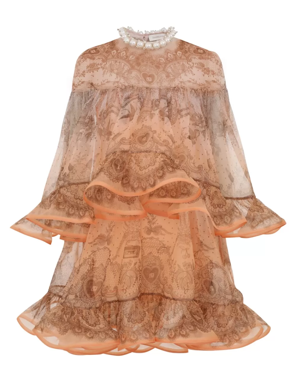 ZIMMERMANN Crush Embellished Mini Dress