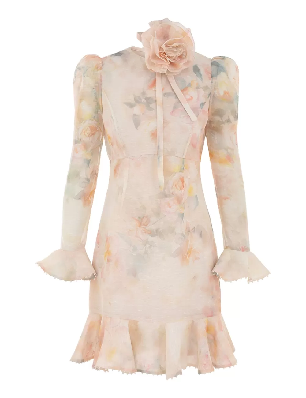 ZIMMERMANN Crush Flower Mini Dress