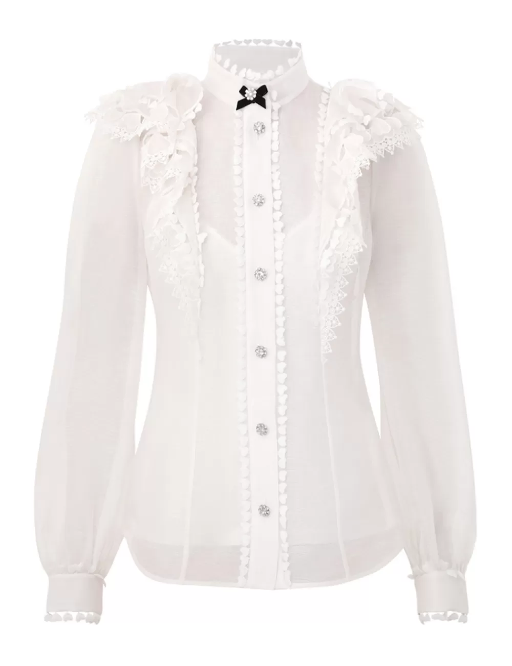 ZIMMERMANN Crush Heart Embellished Blouse