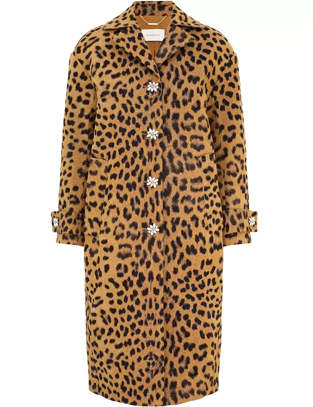 ZIMMERMANN Crush Jacquard Barrel Coat