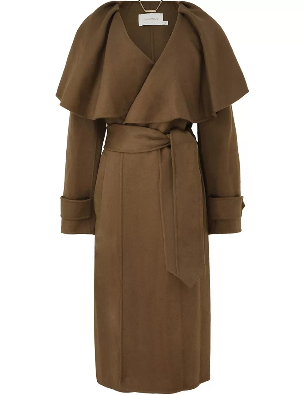 ZIMMERMANN Crush Long Cape Coat