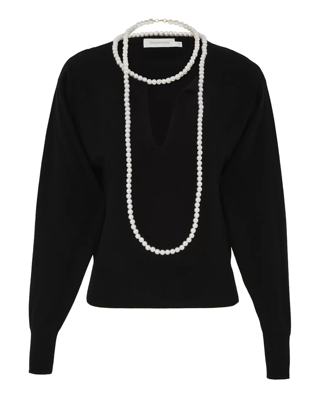 ZIMMERMANN Crush Necklace Sweater