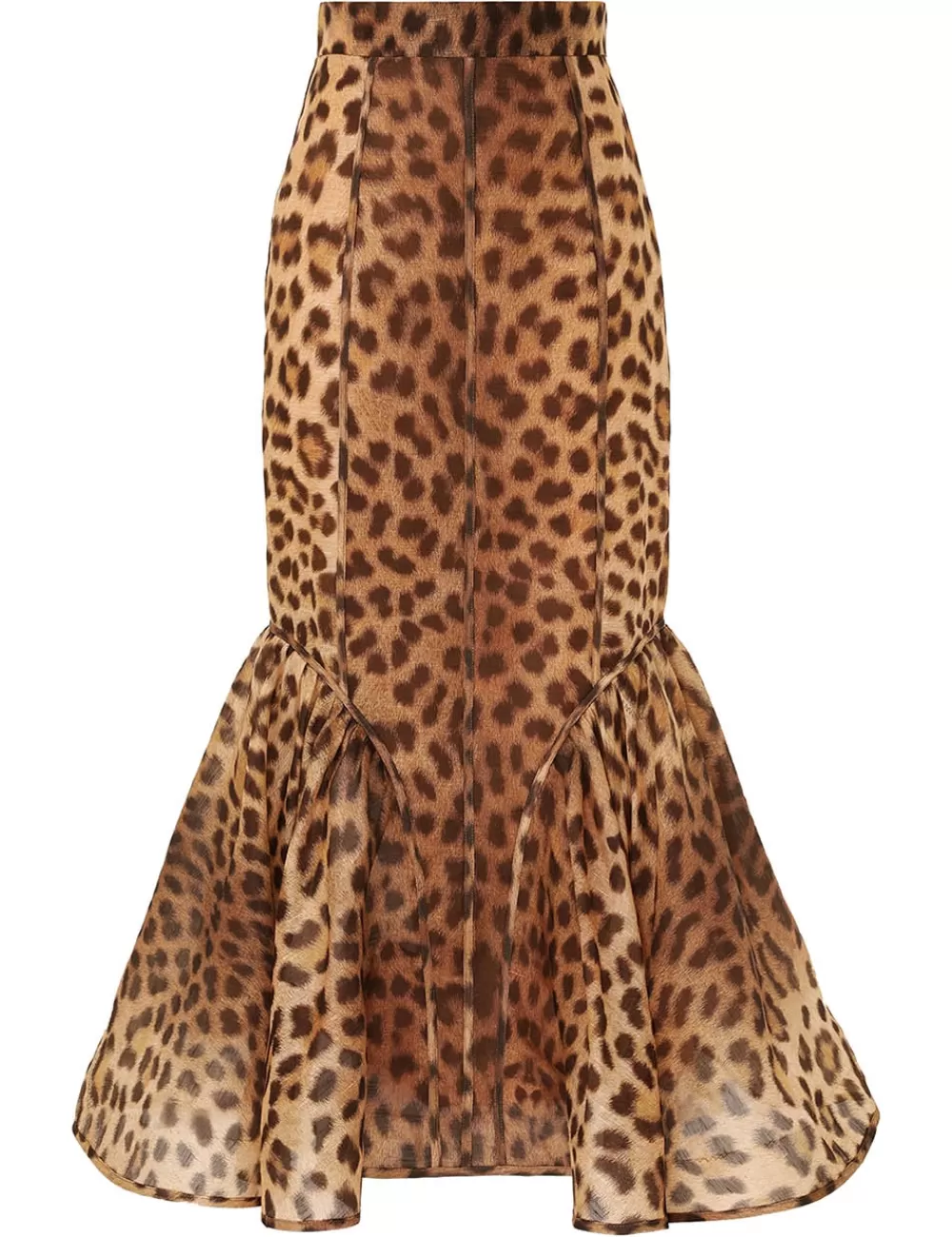 ZIMMERMANN Crush Panelled Pencil Skirt