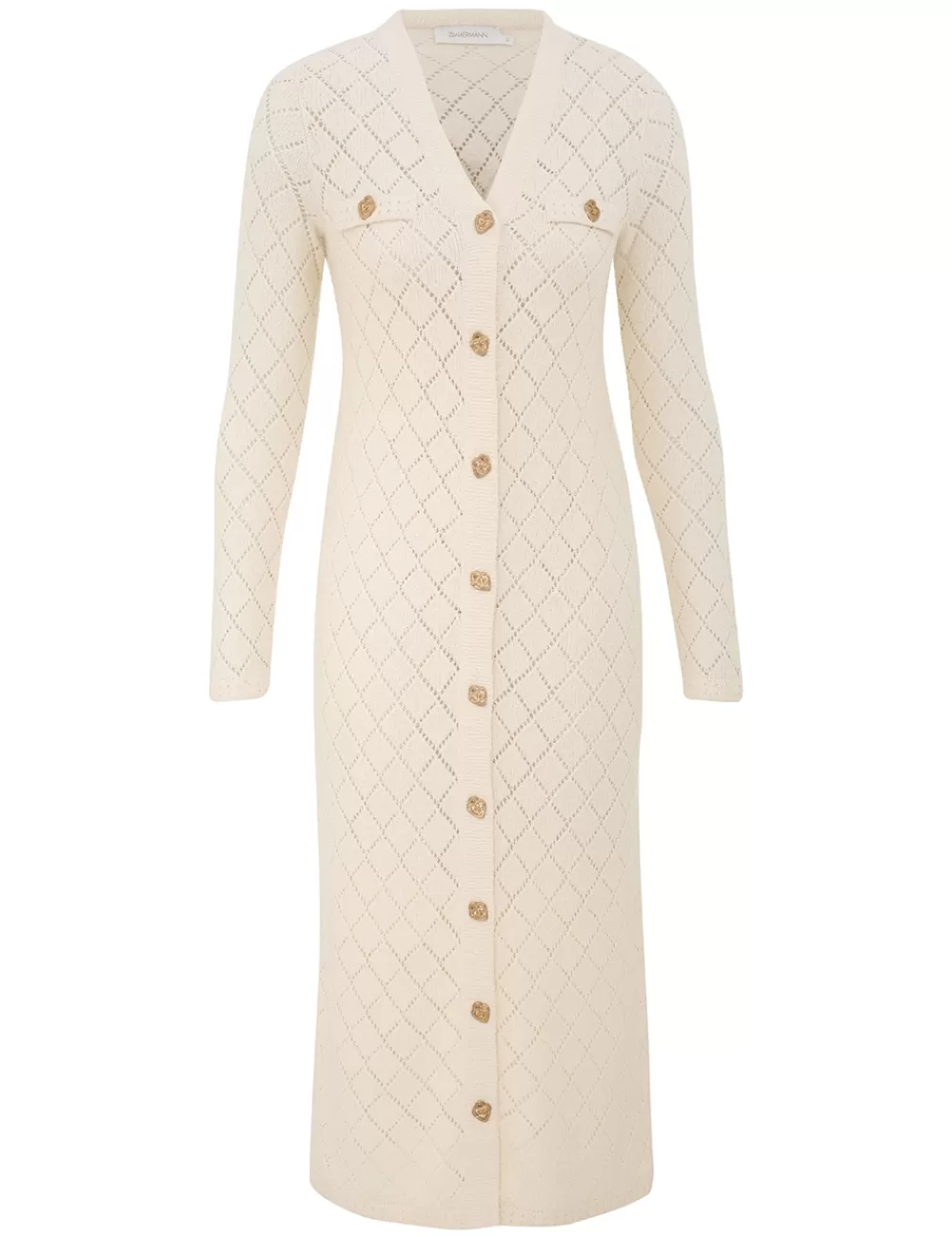 ZIMMERMANN Crush Pointelle Midi Dress