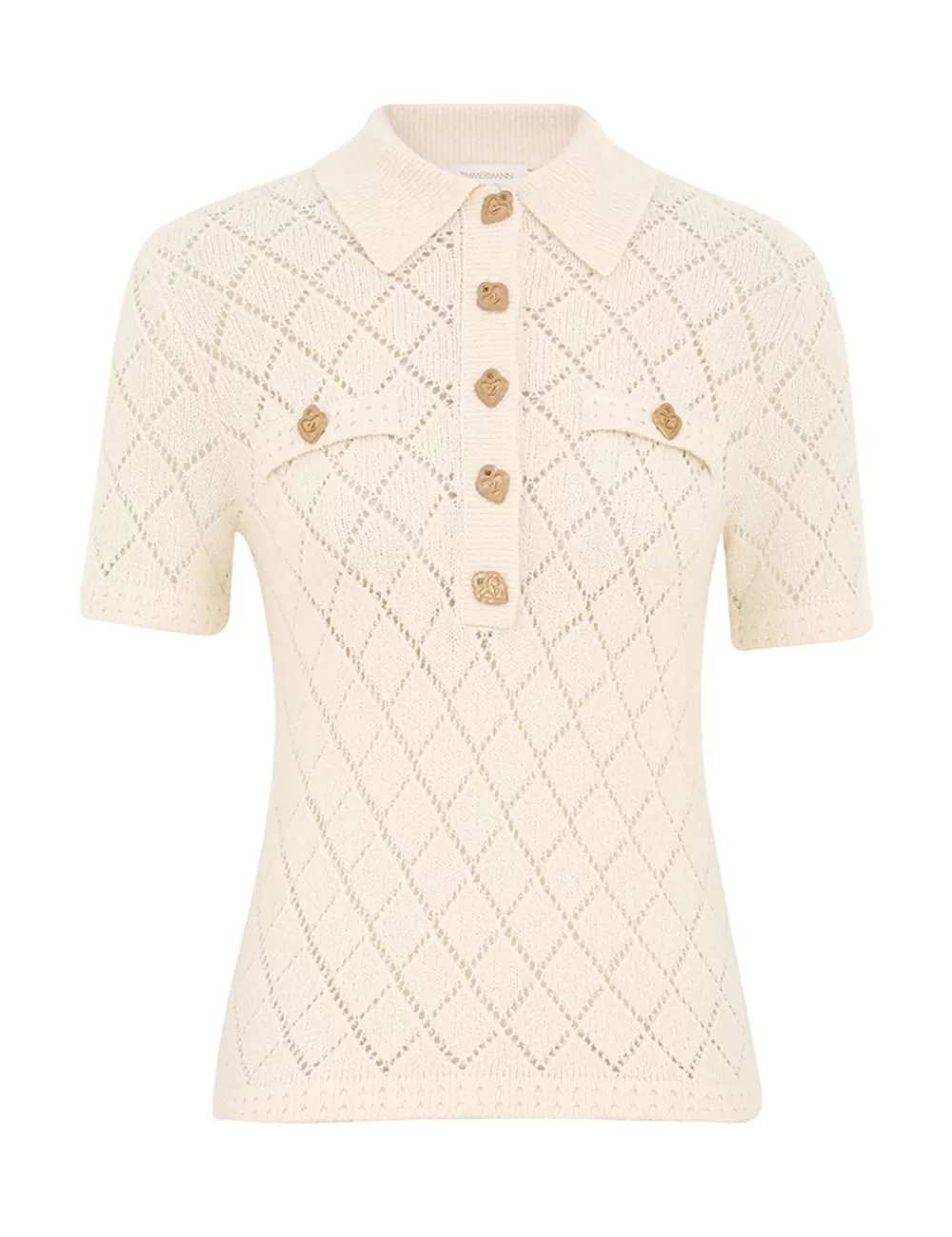 ZIMMERMANN Crush Pointelle Polo