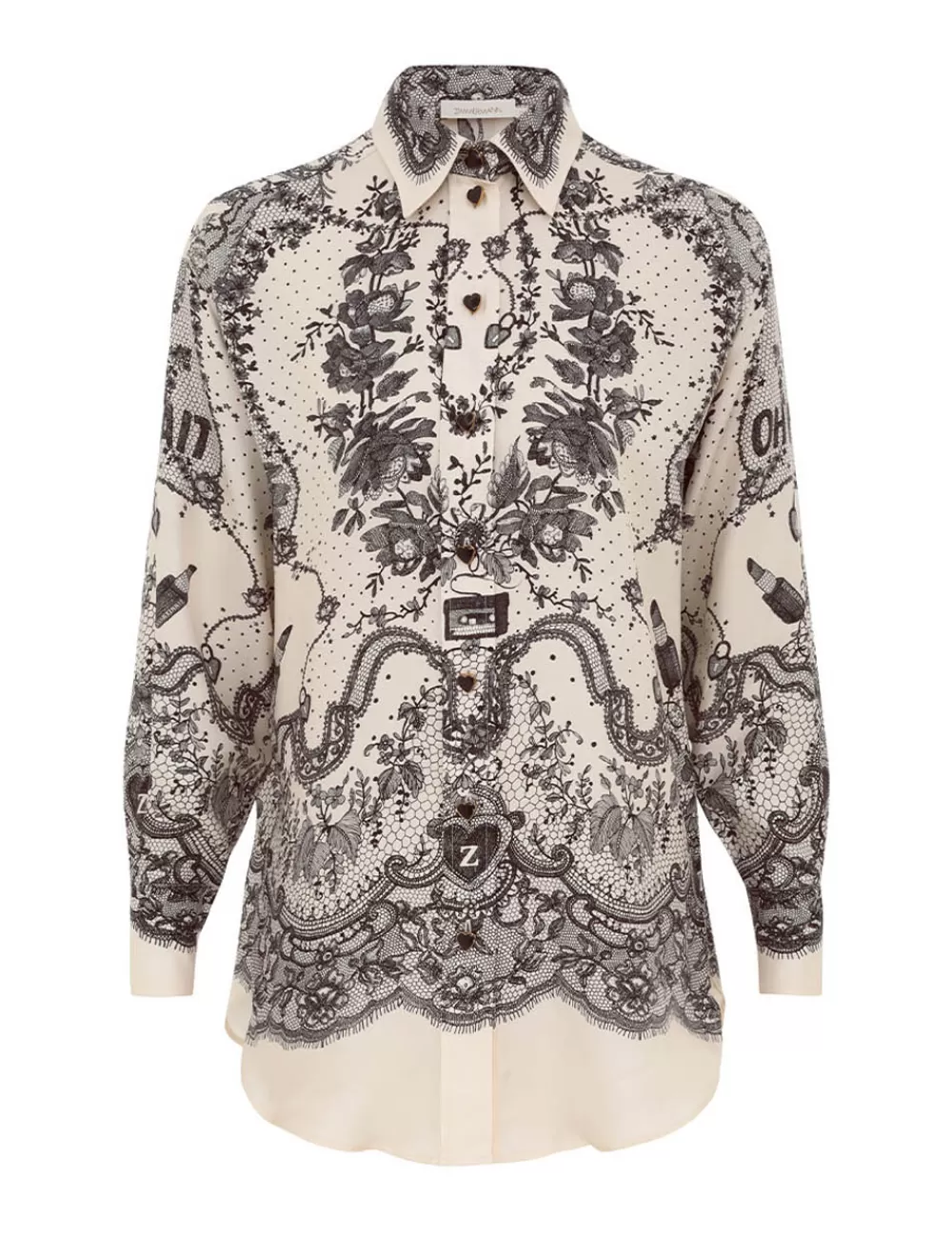 ZIMMERMANN Crush Relaxed Shirt