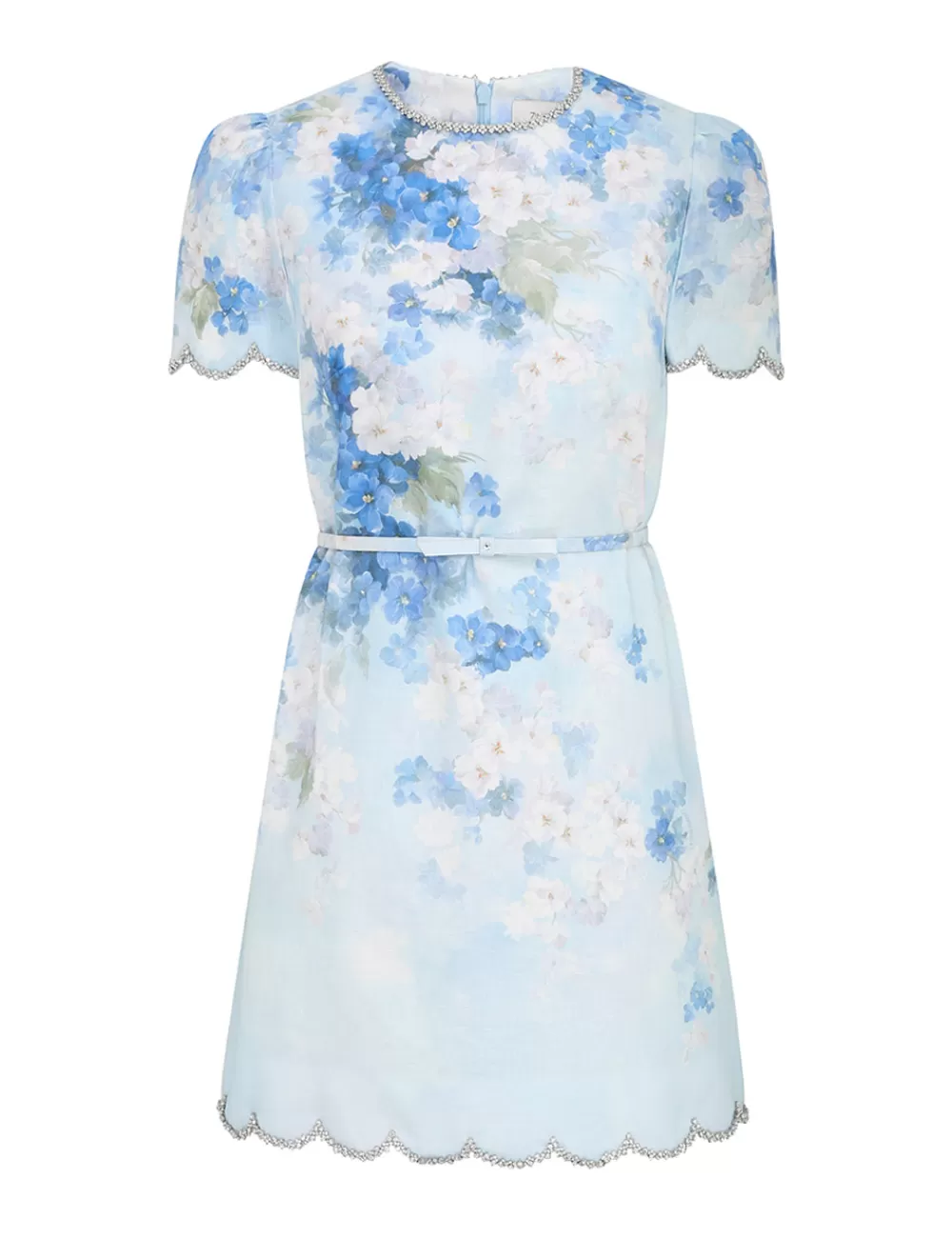 ZIMMERMANN Crush Scalloped Shift Dress