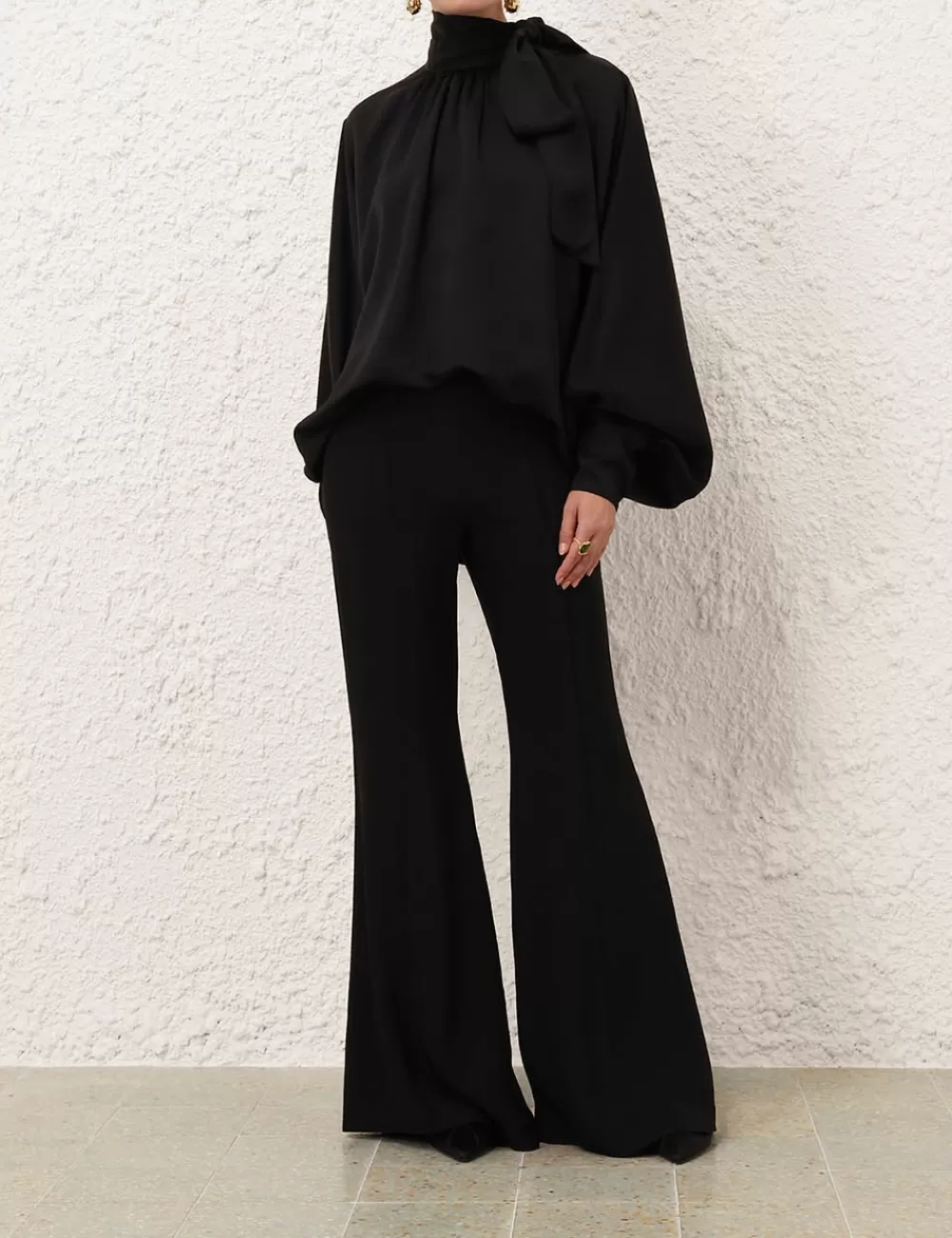 ZIMMERMANN Crush Twill Flare Pant