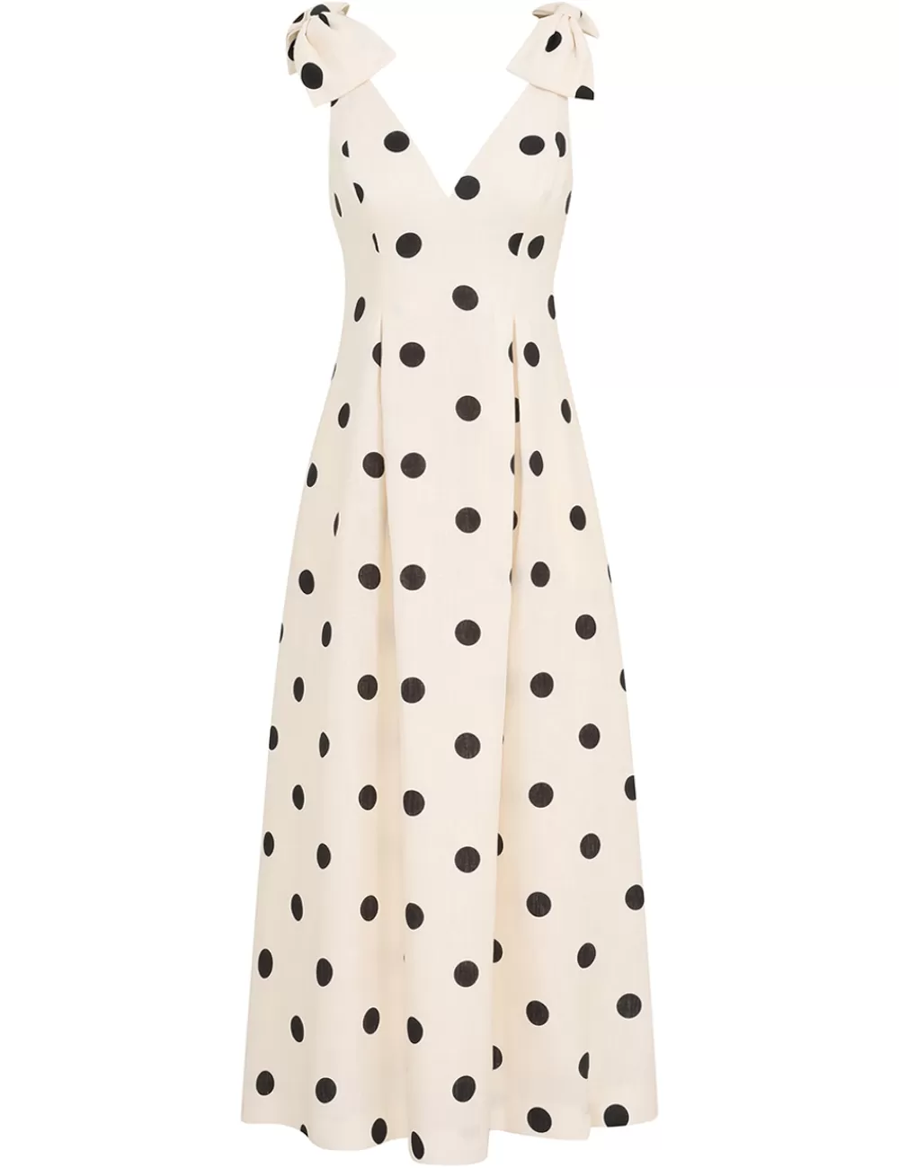 ZIMMERMANN Crush V Neck Midi Dress