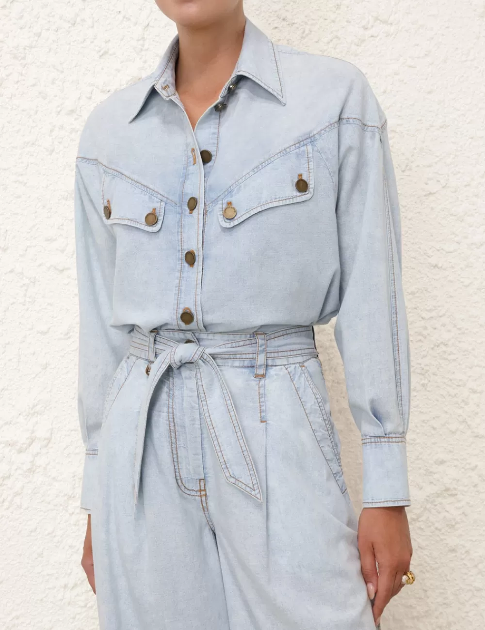 ZIMMERMANN Denim Shirt