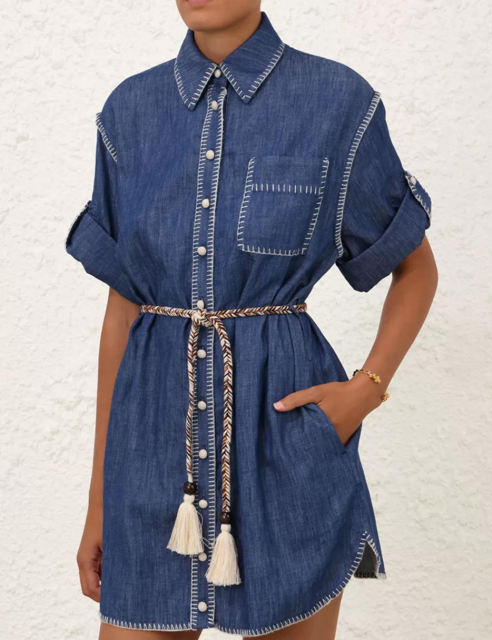 ZIMMERMANN Denim Shirt Dress