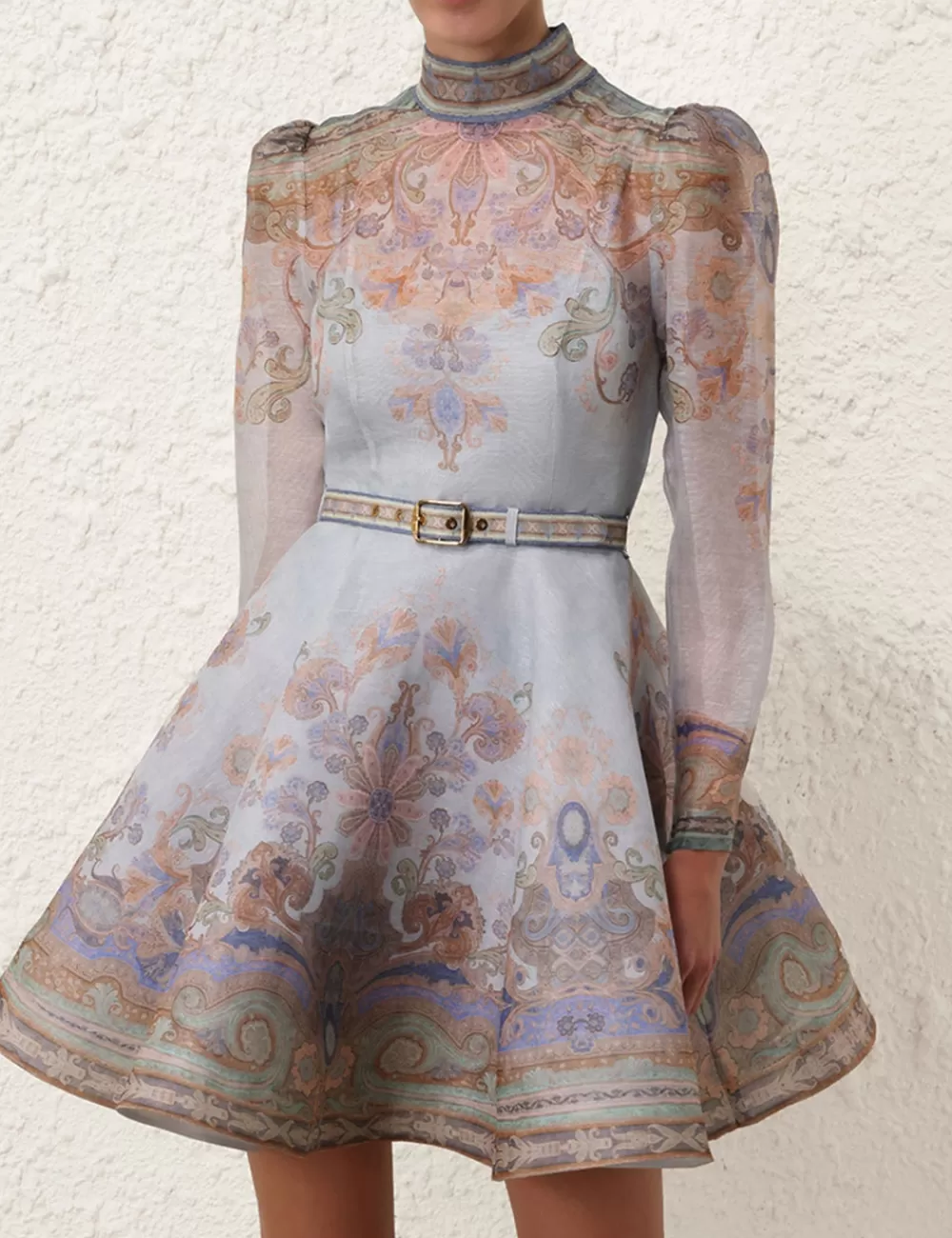 ZIMMERMANN Eden Belted Mini Dress