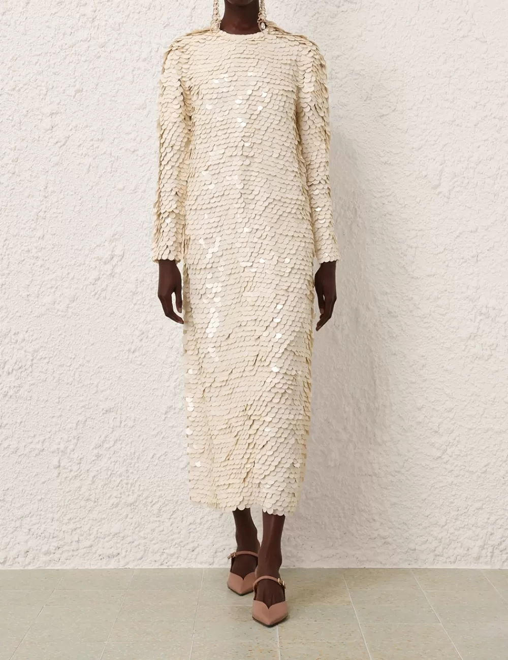 ZIMMERMANN Eden Sequin Maxi Dress