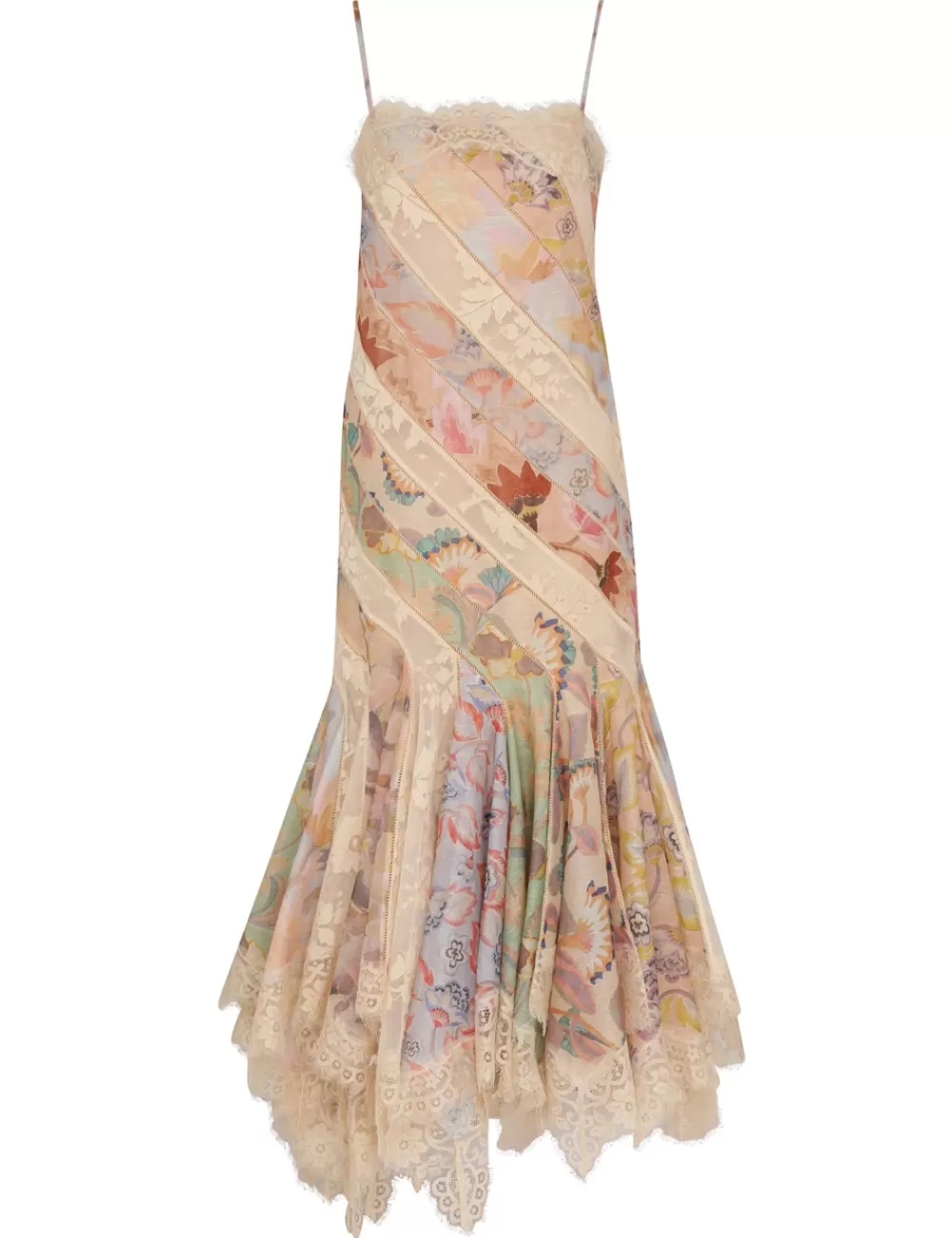 ZIMMERMANN Eden Spliced Slip Dress