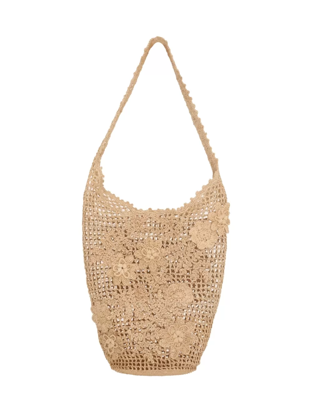 ZIMMERMANN Floral Raffia Carry All