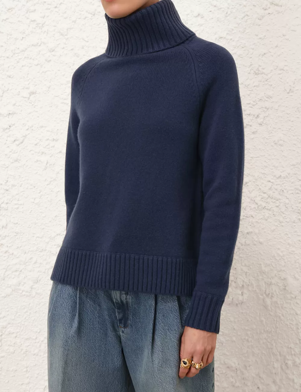 ZIMMERMANN Funnel Neck Sweater