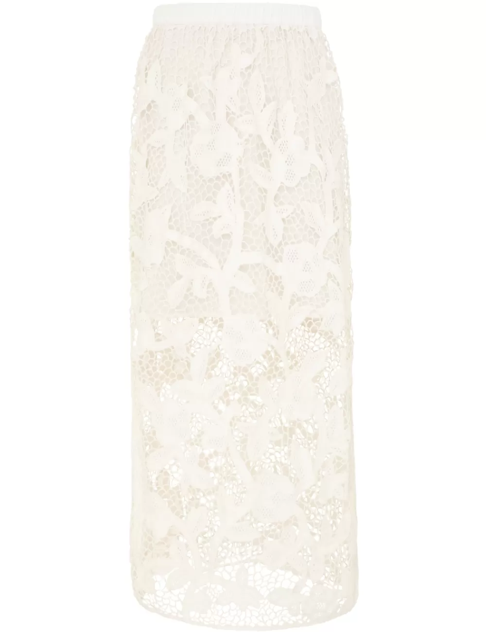 ZIMMERMANN Golden Crochet Lace Skirt