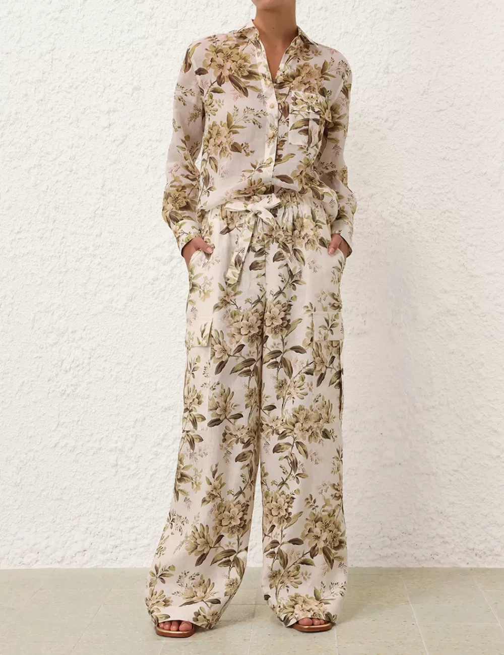 ZIMMERMANN Golden Relaxed Pocket Pant