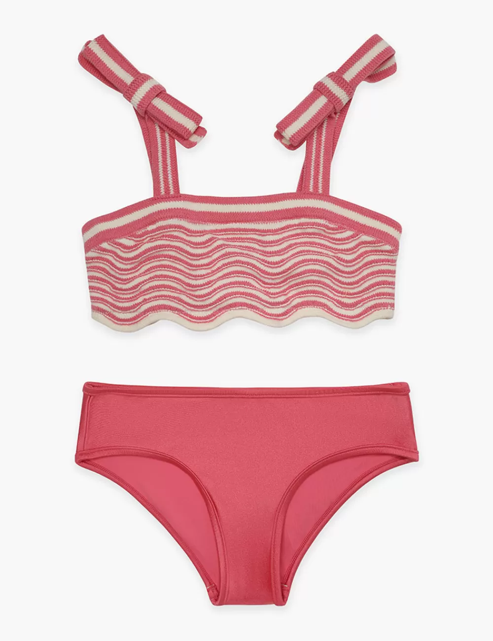 Kids ZIMMERMANN Halliday Crochet Wave Bikini