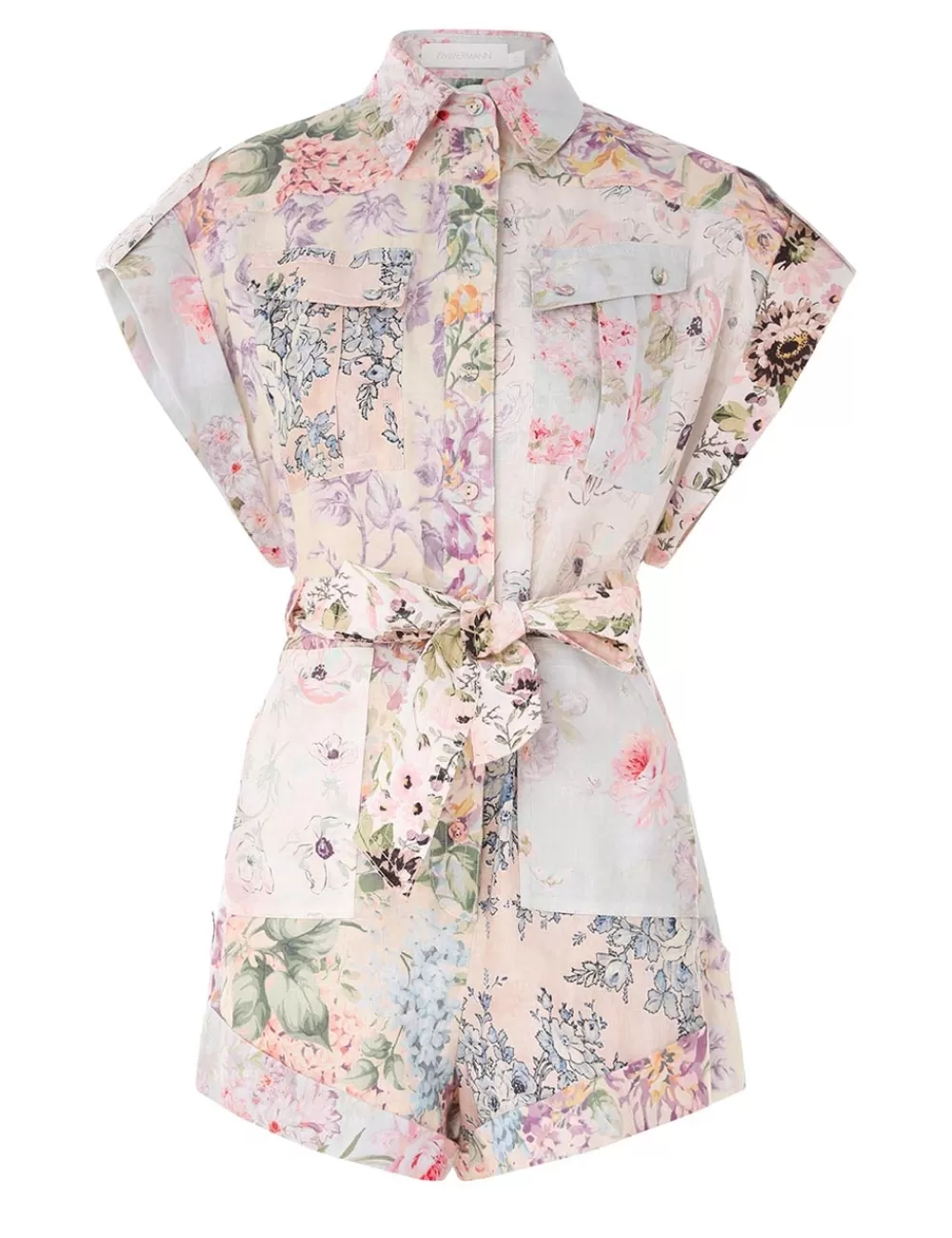 ZIMMERMANN Halliday Cuffed Playsuit