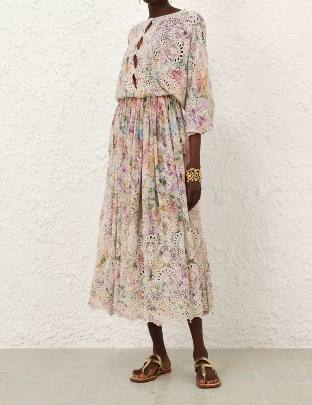 ZIMMERMANN Halliday Embroidered Dress