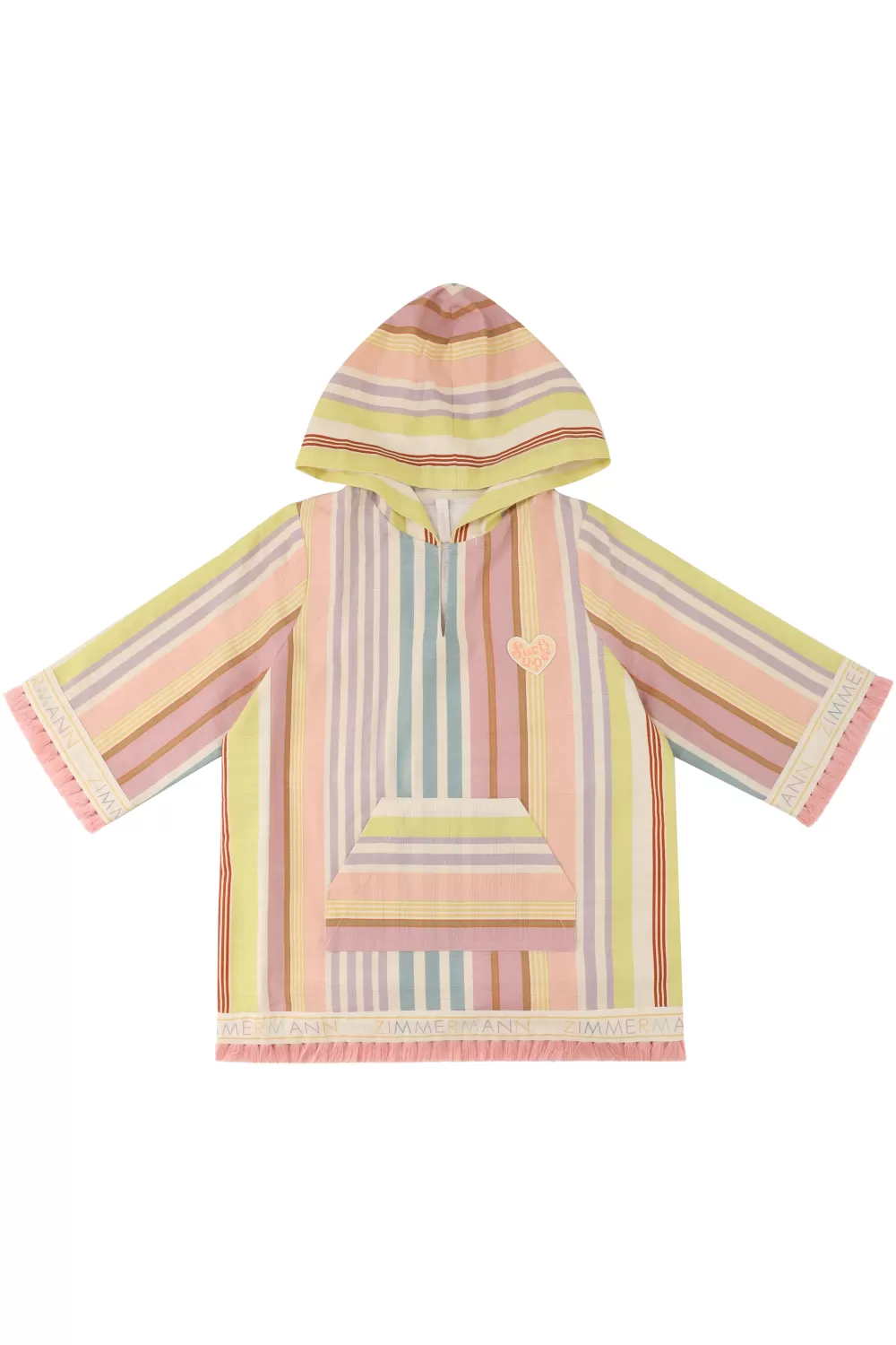 Kids ZIMMERMANN Halliday Hooded Coverup