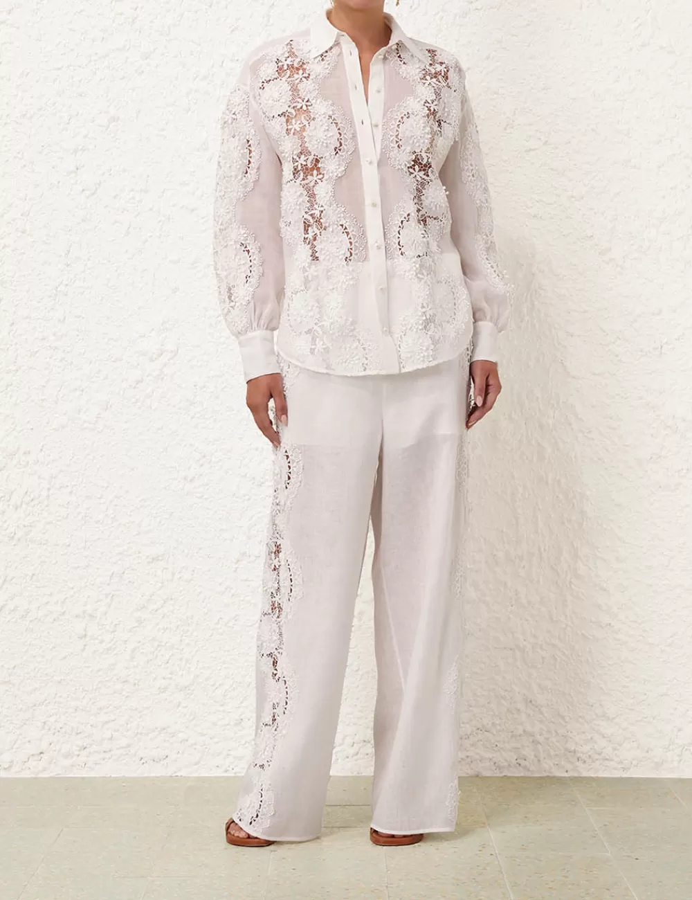 ZIMMERMANN Halliday Lace Flower Pant