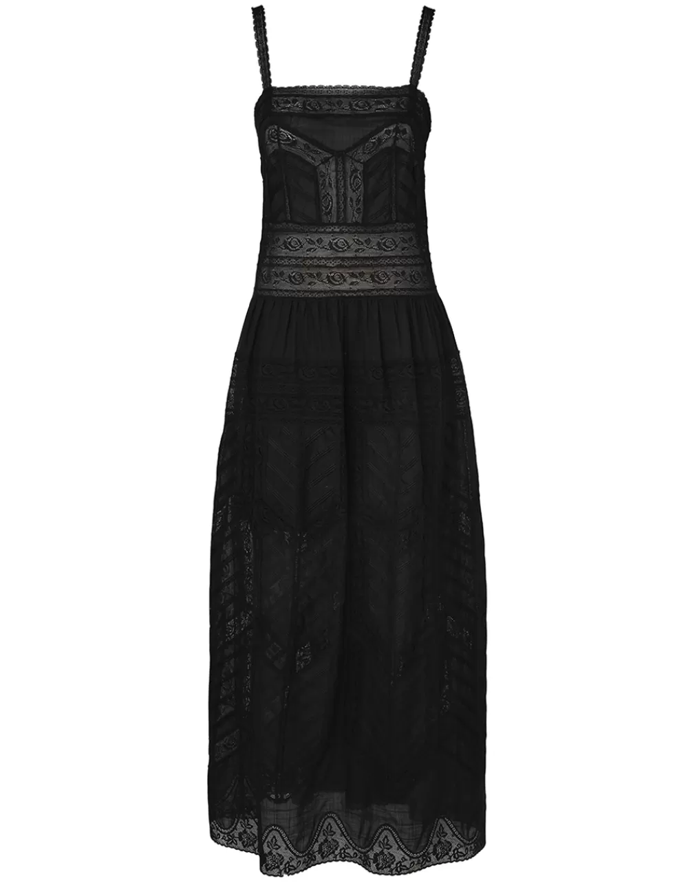 ZIMMERMANN Halliday Lace Trim Slip Dress