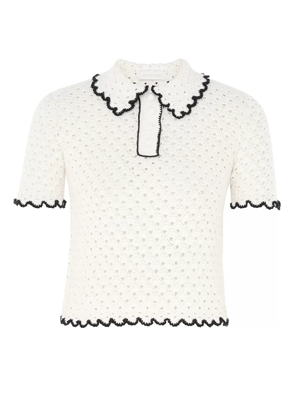 ZIMMERMANN Halliday Scallop Polo