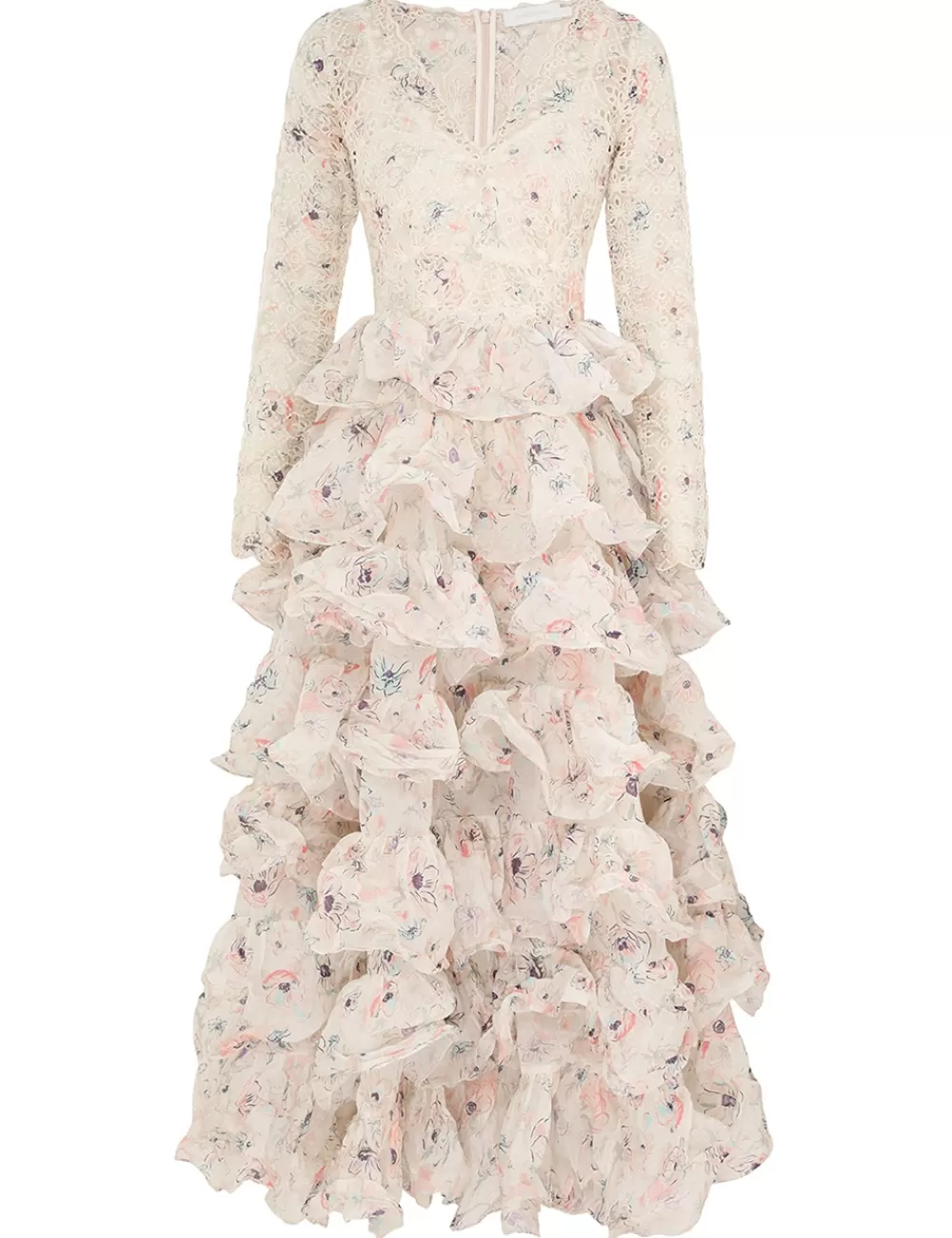 ZIMMERMANN Halliday Tiered Ruffle Gown